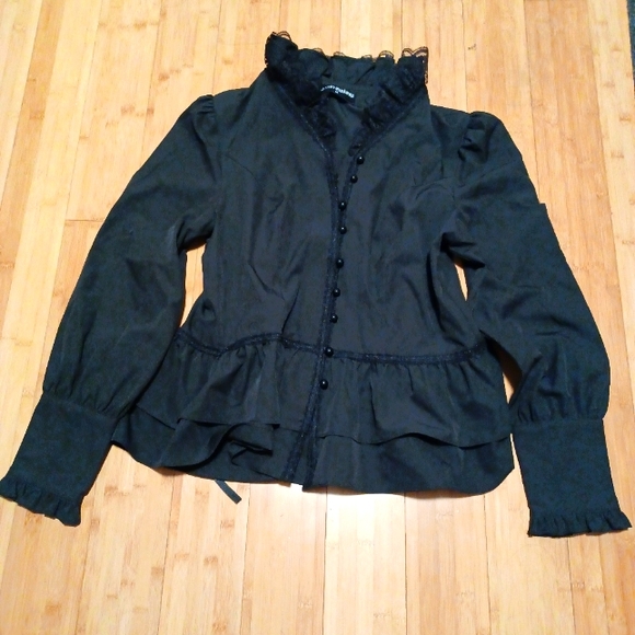 2pc Scarlett Darkness Black Ruffle Custom, Long Flowy  Sz M - Picture 12 of 14